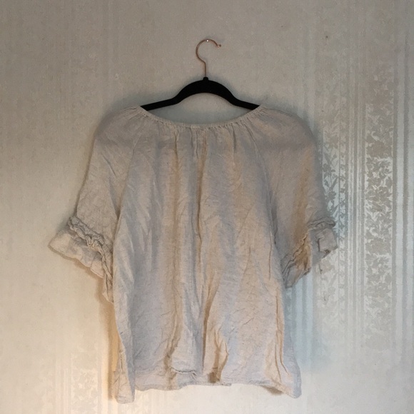 Praire style potato sack style blouse - Picture 2 of 6